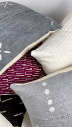 Emery Fuchsia Geometric Velvet Pillow Cover – view 4