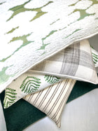 Beatrice Neutral Plaid Woven Pillow Cover – view 3