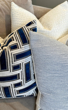 Josephine Cream Chenille Pebble Pillow Cover – view 4