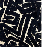 Henley Black Velvet Abstract Pillow Cover – view 2