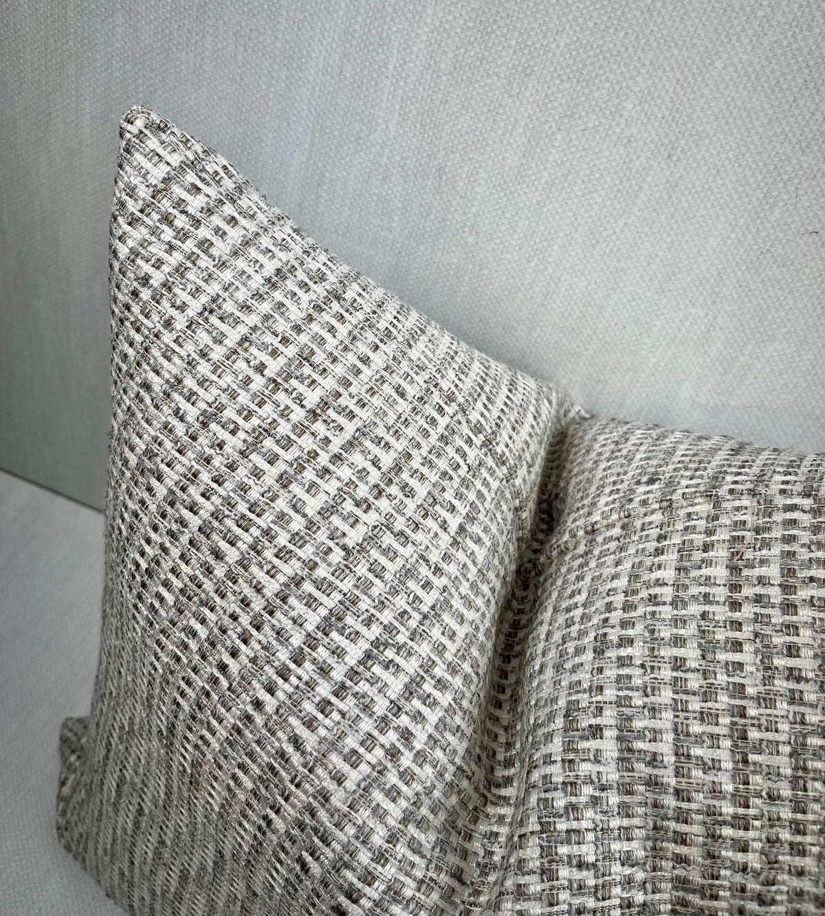 Grayson Gray Woven Textured Pillow Cover – view 4