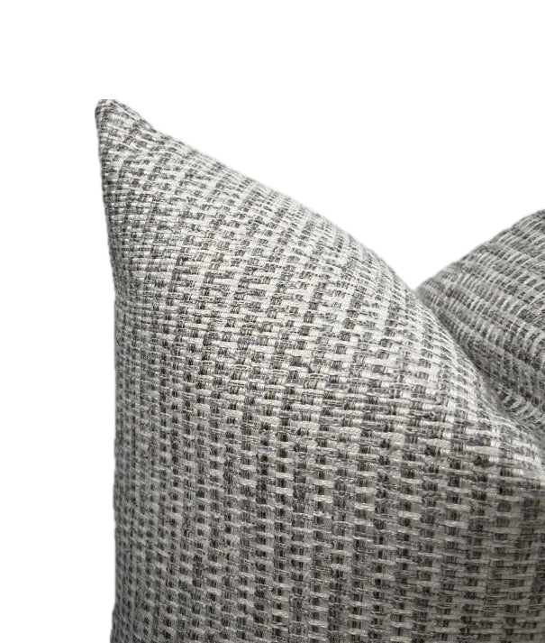 Grayson Gray Woven Textured Pillow Cover – view 2