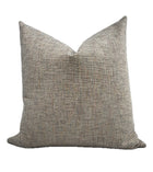 Owen Neutral Tweed Woven Pillow Cover