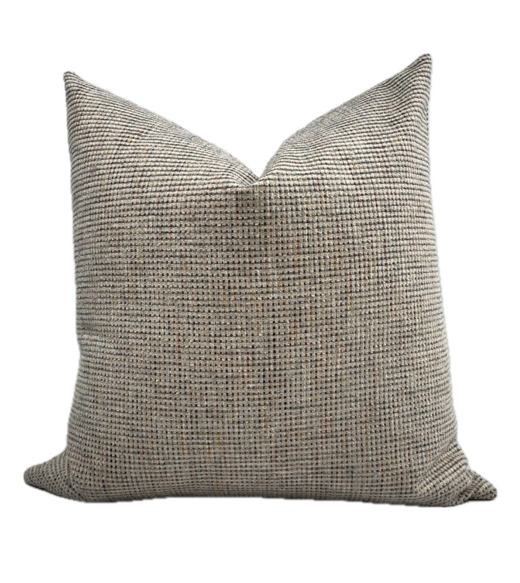 Owen Neutral Tweed Woven Pillow Cover