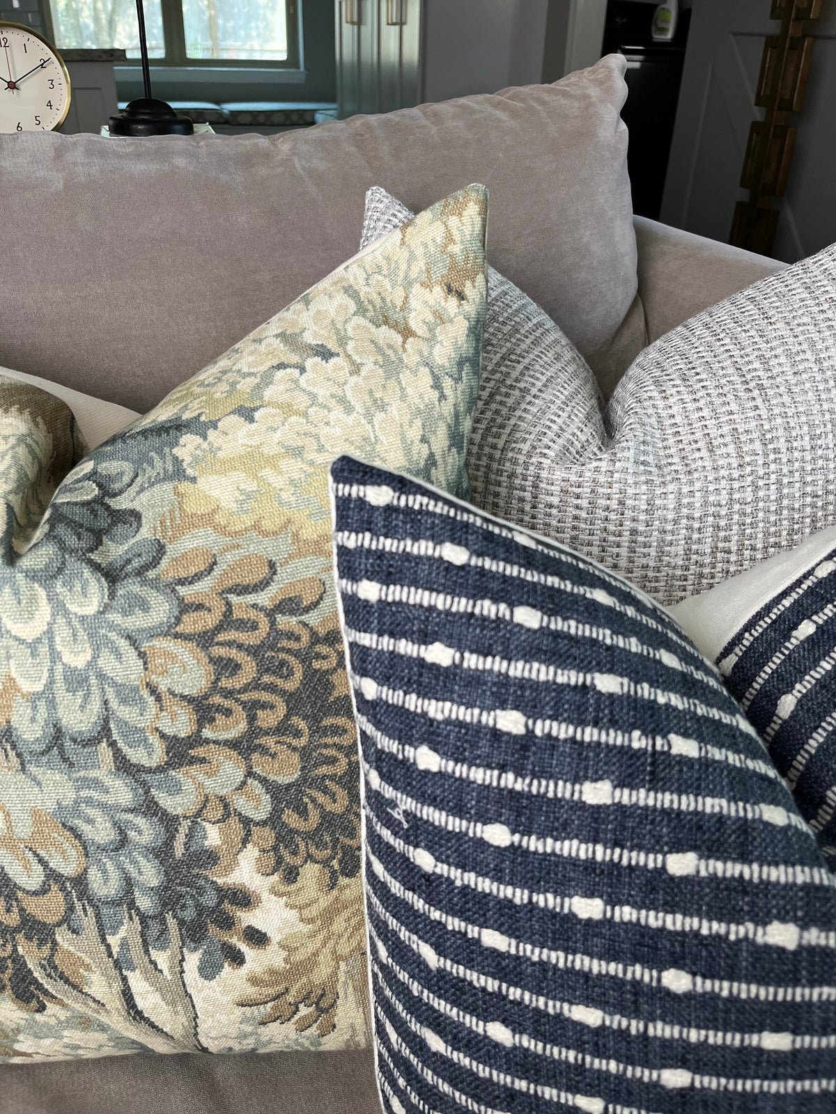 Grayson Gray Woven Textured Pillow Cover – view 6