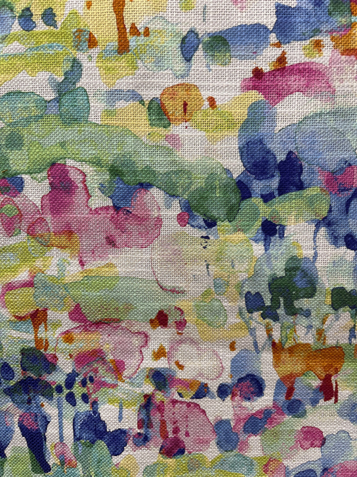 Eloise Watercolor Blooms Abstract Pillow Cover – view 3