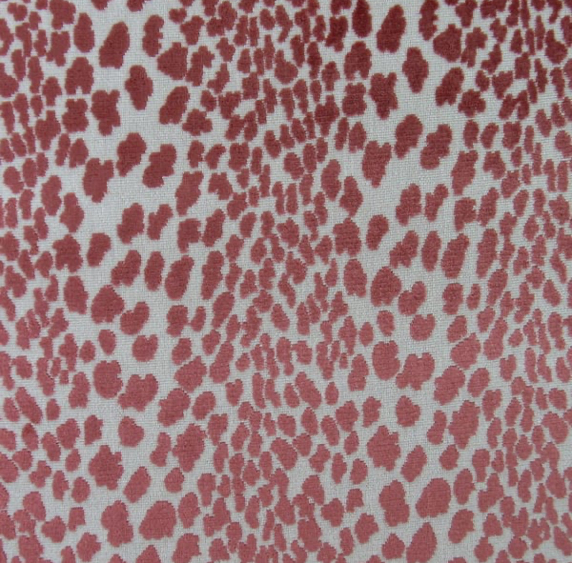 Everly Coral Velvet Spots Pillow Cover – view 4