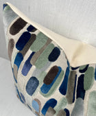 River Geometric Oval Pillow Cover – view 2