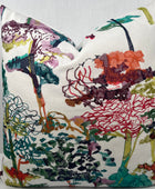 Sylvan Embroidered Botanical Pillow Cover – view 4