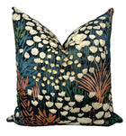 Flora Botanical Floral Meadow Pillow Cover