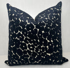 Grace Black Cheetah Velvet Pillow Cover – view 3