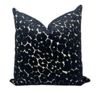 Grace Black Cheetah Velvet Pillow Cover