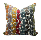 Mia colorful leopard velvet pillow cover – One Affirmation