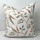 Delilah Botanical Floral Embroidered Pillow Cover – view 3