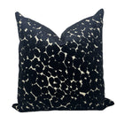 Grace Black Cheetah Velvet Pillow Cover – view 4
