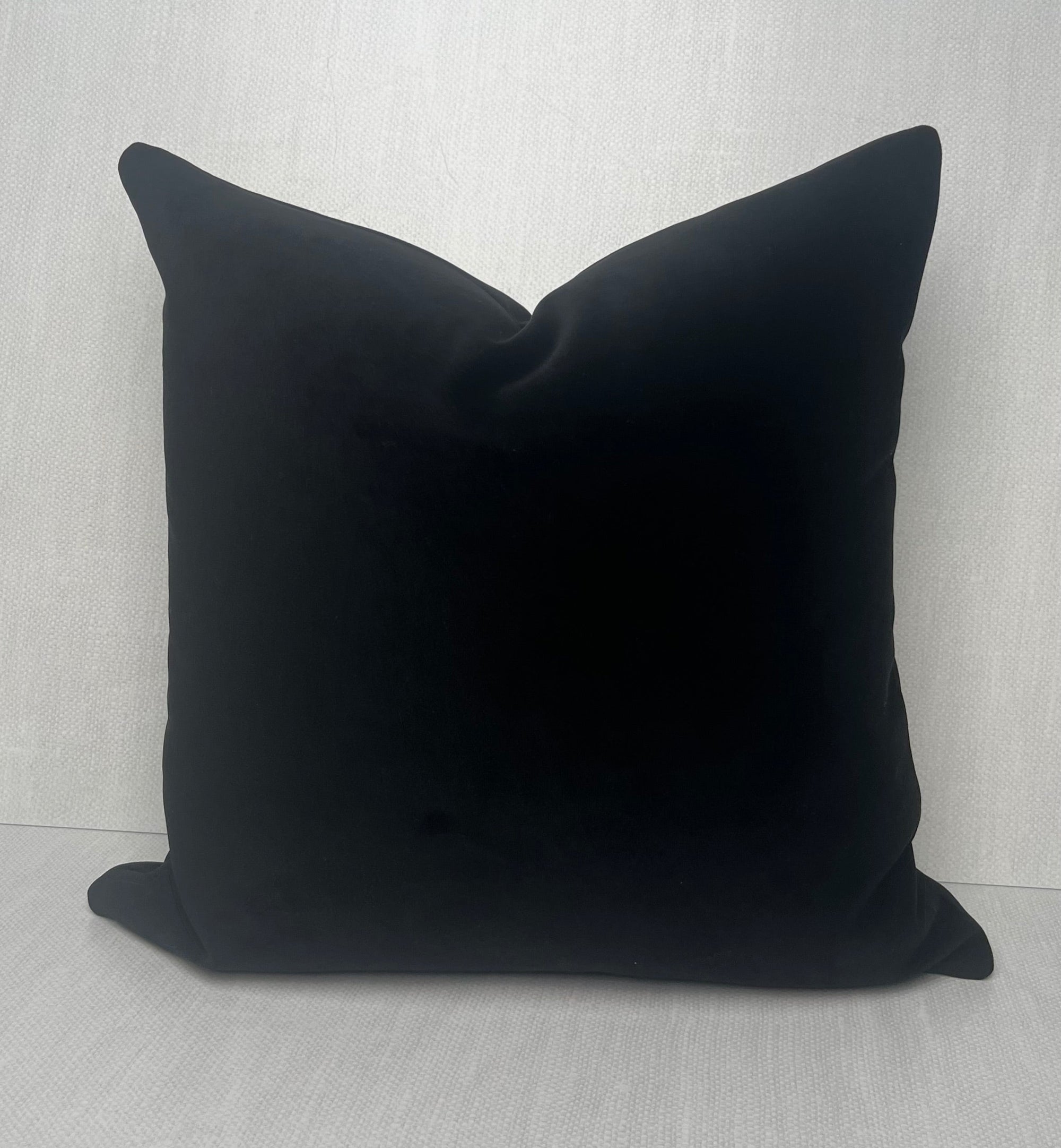 Cole Black Velvet Pillow Cover – view 3