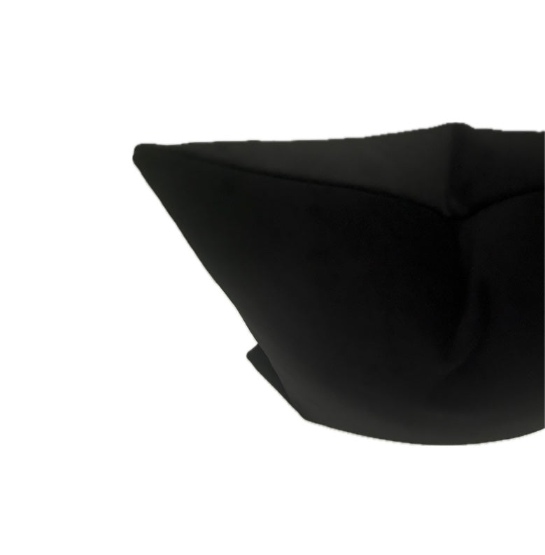 Cole Black Velvet Pillow Cover – view 2