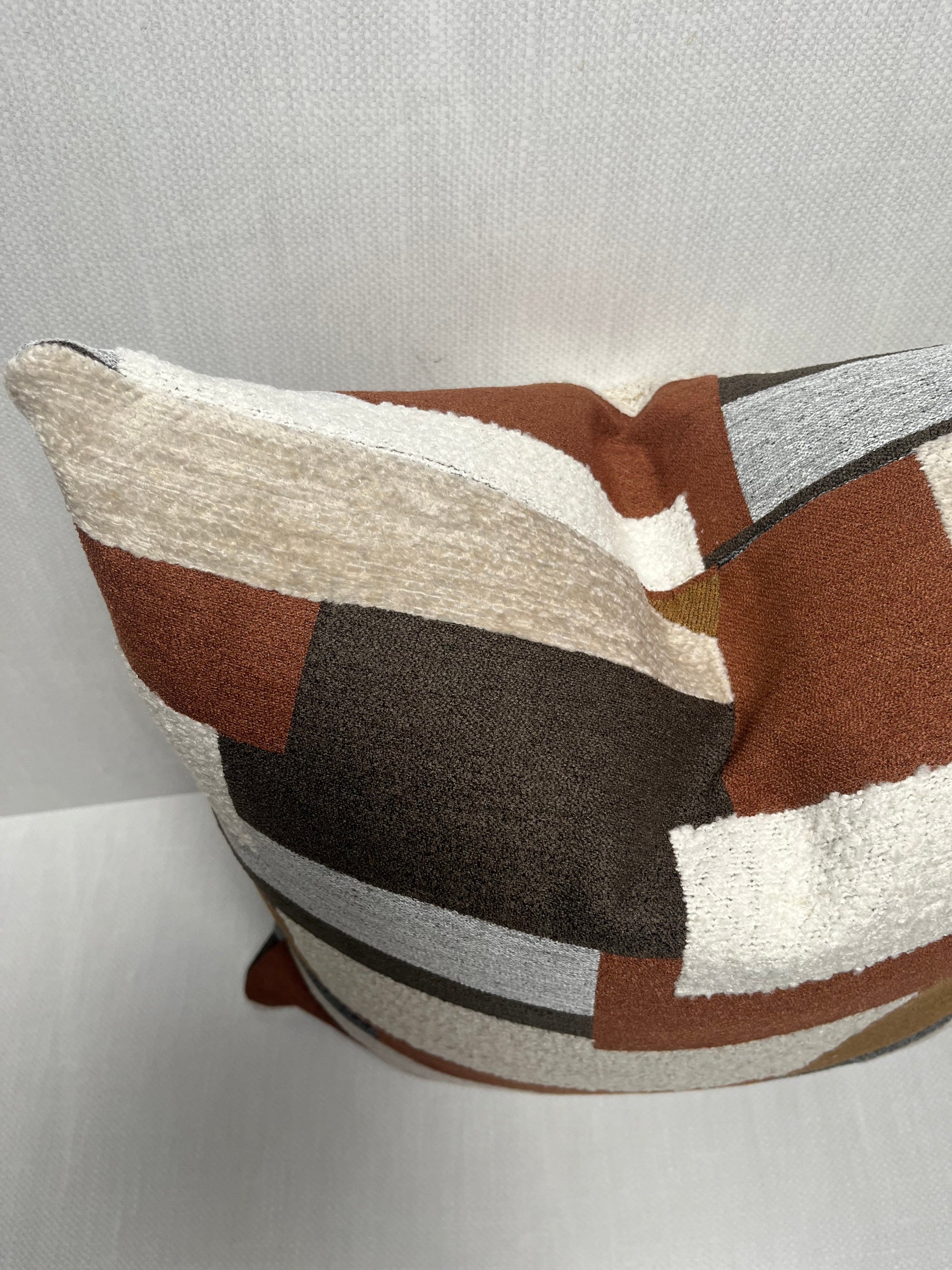 Asher Earthy Geometric Pillow Cover – view 2