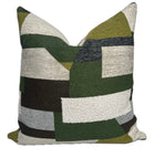 Asher Green Geometric Pillow Cover