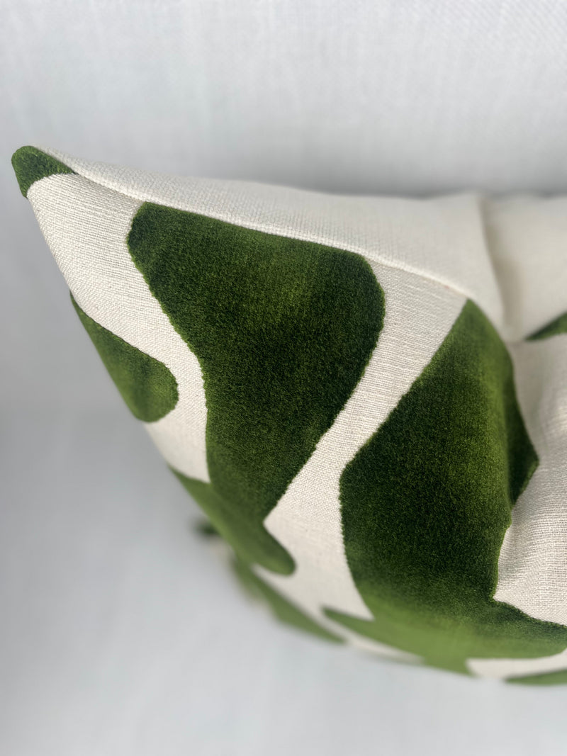 Emerson Green Wave Velvet Pillow Cover – view 2