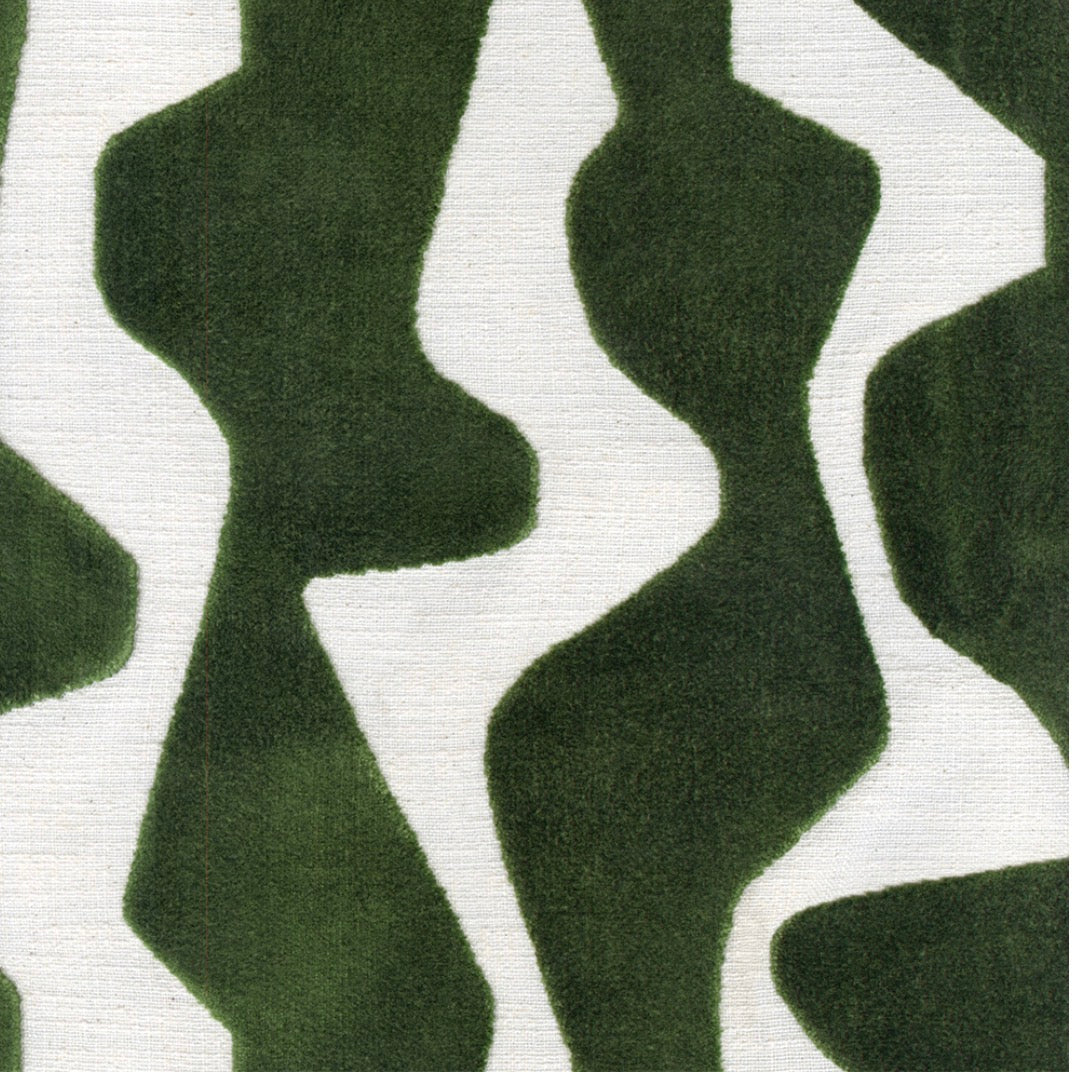 Emerson Green Wave Velvet Pillow Cover – view 3