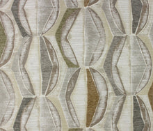 Merritt grey and taupe geometric pillow cover, view 3