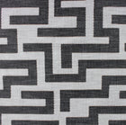 Lennox Black Greek Key Pillow Cover – view 3