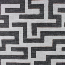 Lennox Black Greek Key Pillow Cover – view 3