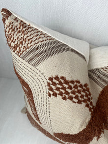 Montana Terracotta Abstract Landscape Pillow Cover – view 2