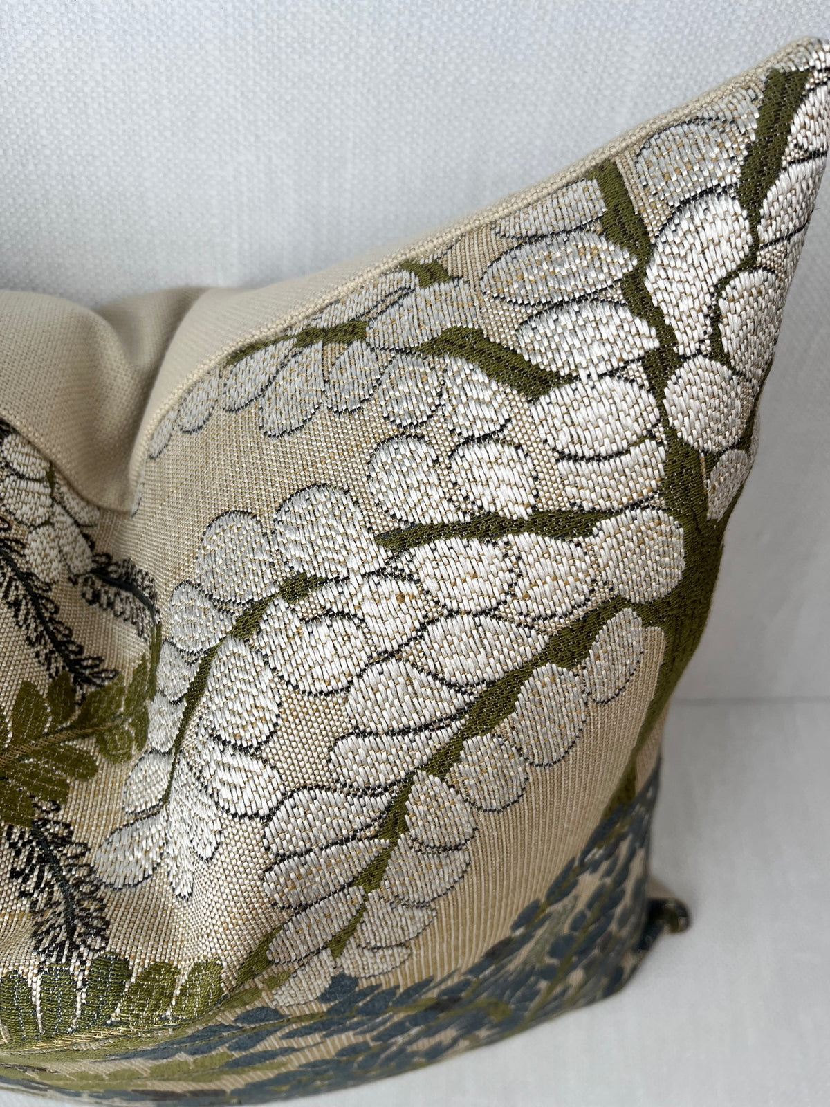 Lillian Sage and Slate Botanical Pillow Cover – view 2