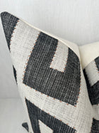 Lennox Black Greek Key Pillow Cover – view 2