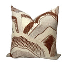 Montana Terracotta Abstract Landscape Pillow Cover – view 5
