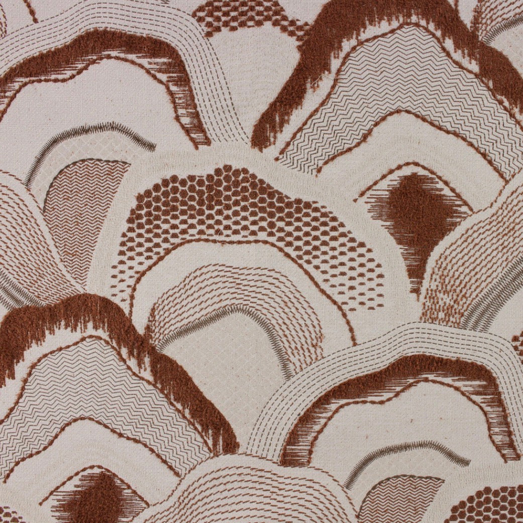 Montana Terracotta Abstract Landscape Pillow Cover – view 3
