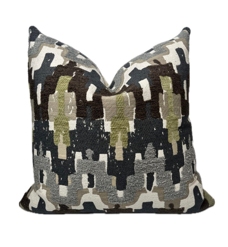 Atlas Abstract Geometric Pillow Cover