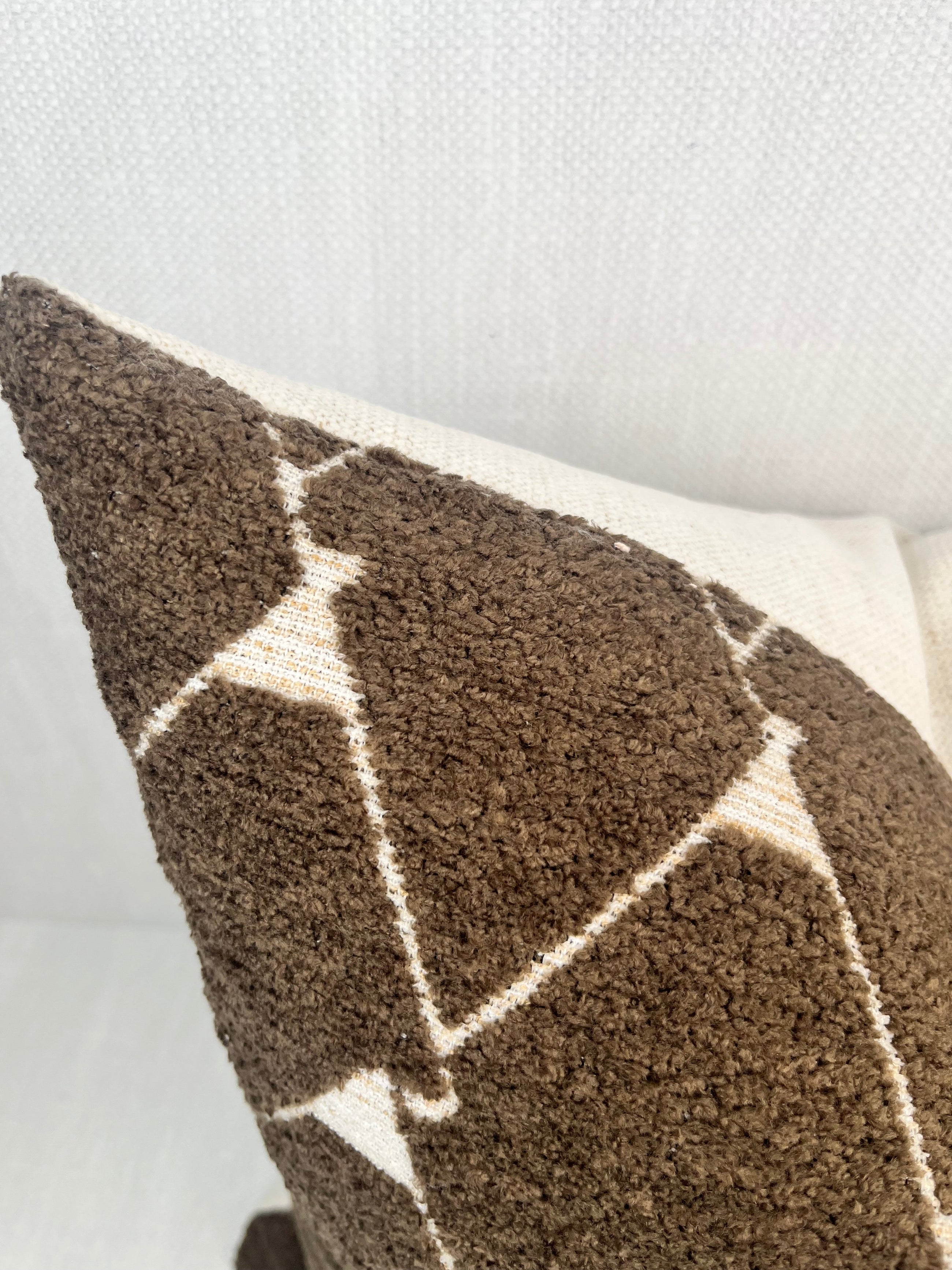 Sierra Brown Geometric Pillow Cover – view 2