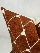 Sierra Terracotta Geometric Pillow Cover – view 2