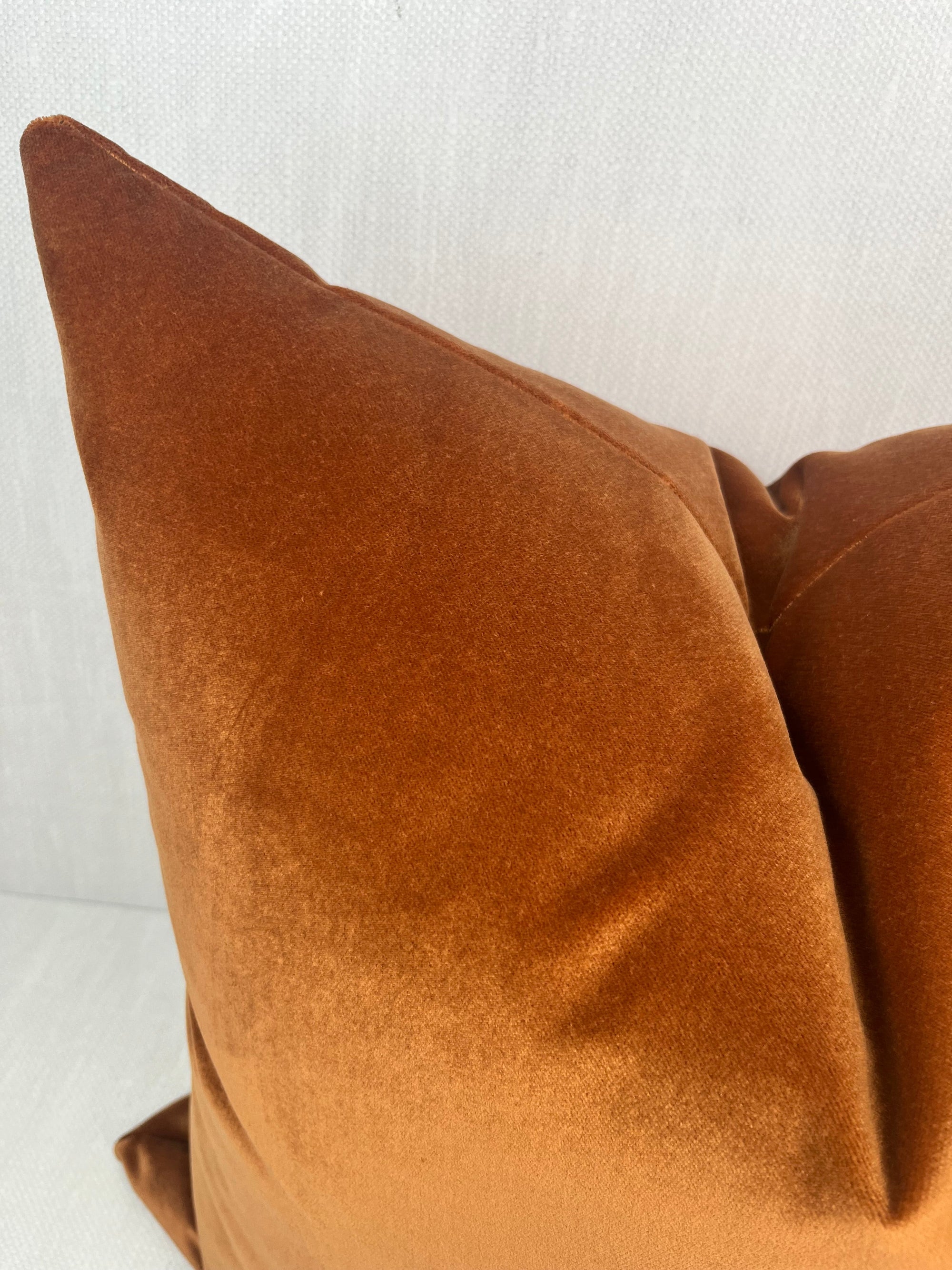 Moxie Copper Velvet Pillow Cover – view 2