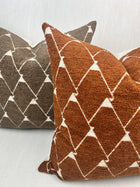 Sierra Terracotta Geometric Pillow Cover – view 3