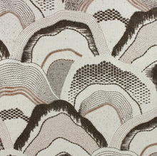 Montana Brown Abstract Landscape Pillow Cover – view 3