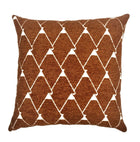 Sierra Terracotta Geometric Pillow Cover