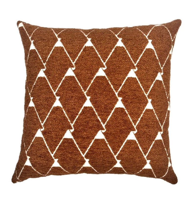 Sierra Terracotta Geometric Pillow Cover