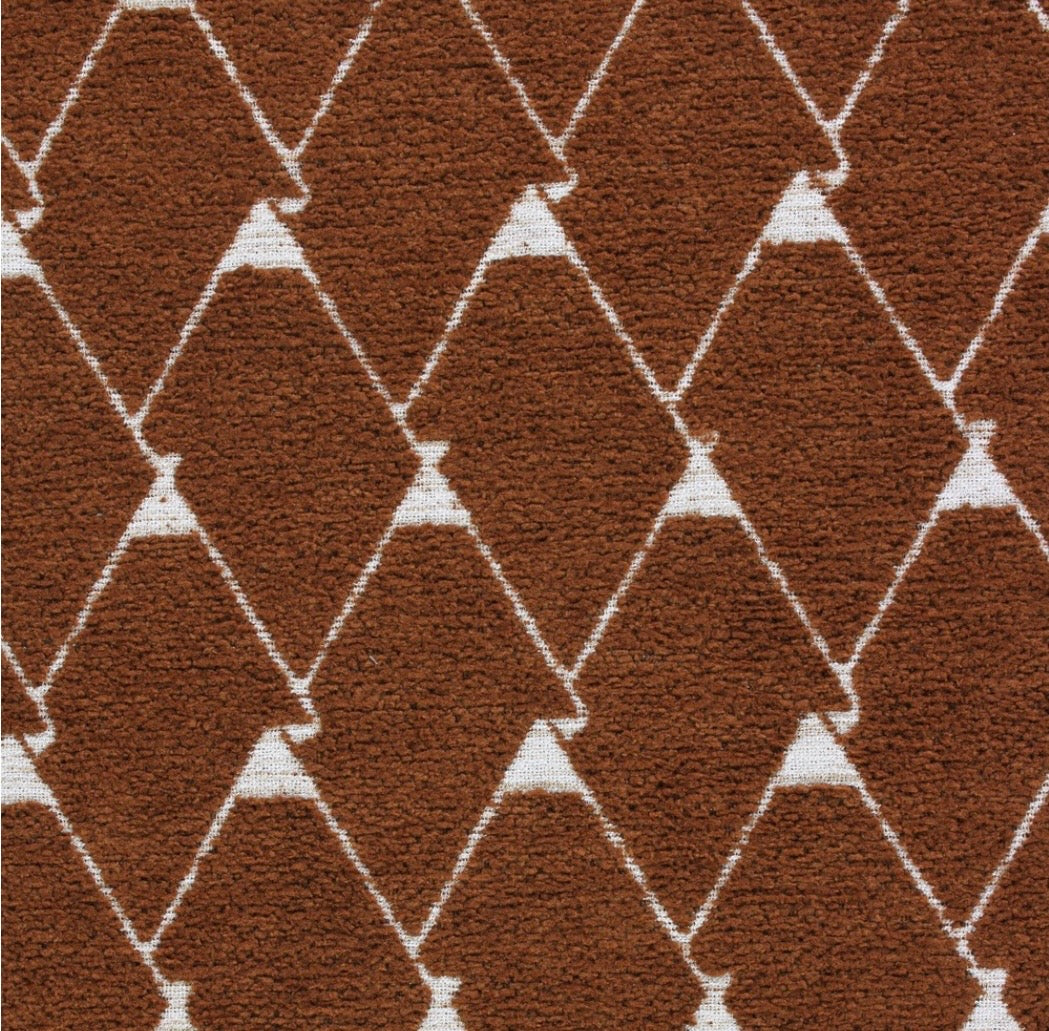 Sierra Terracotta Geometric Pillow Cover – view 4