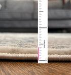 ROY's Home Flower Garden Design Area Rugs, Vintage Effect Lines