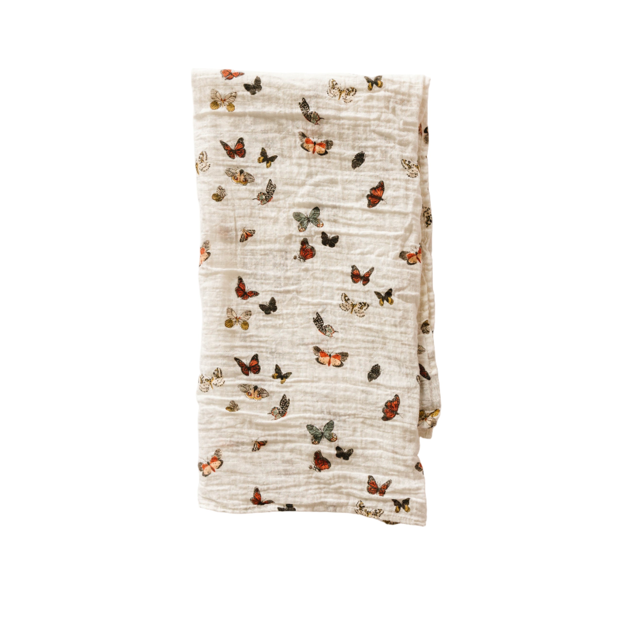 Butterfly Migration muslin swaddle blanket 47x47