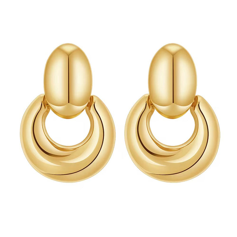 Fiona Statement Earring in 18k gold plating