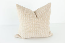 Tully tan diamond weave lumbar pillow cover, view 4