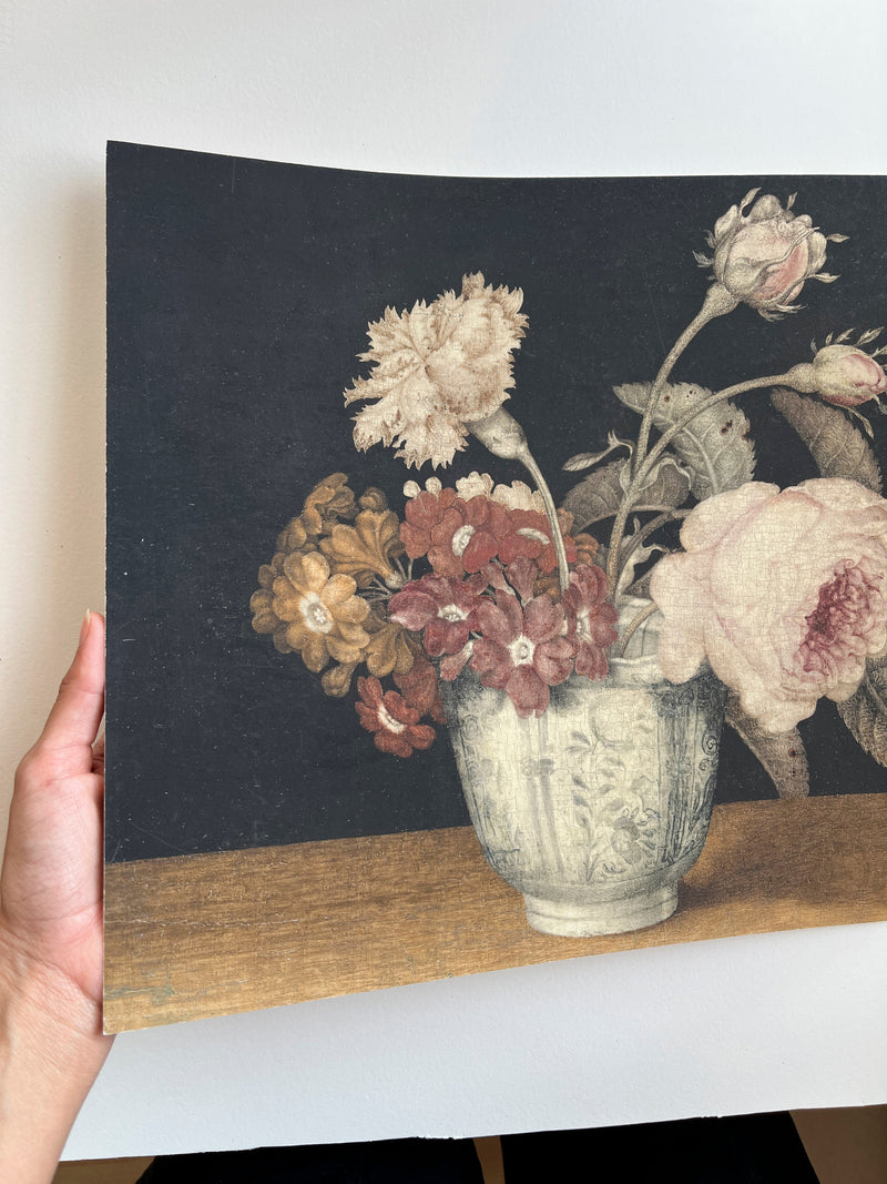 Vintage Vase of Flowers