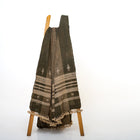 Zaraa olive brown handwoven Indian wool throw blanket – view 11