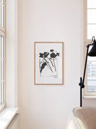 Ink Vase of Flowers