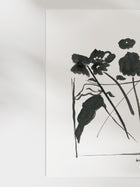 Ink Vase of Flowers